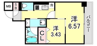 西宮北口プライマリーワンガーデンテラスの物件間取画像